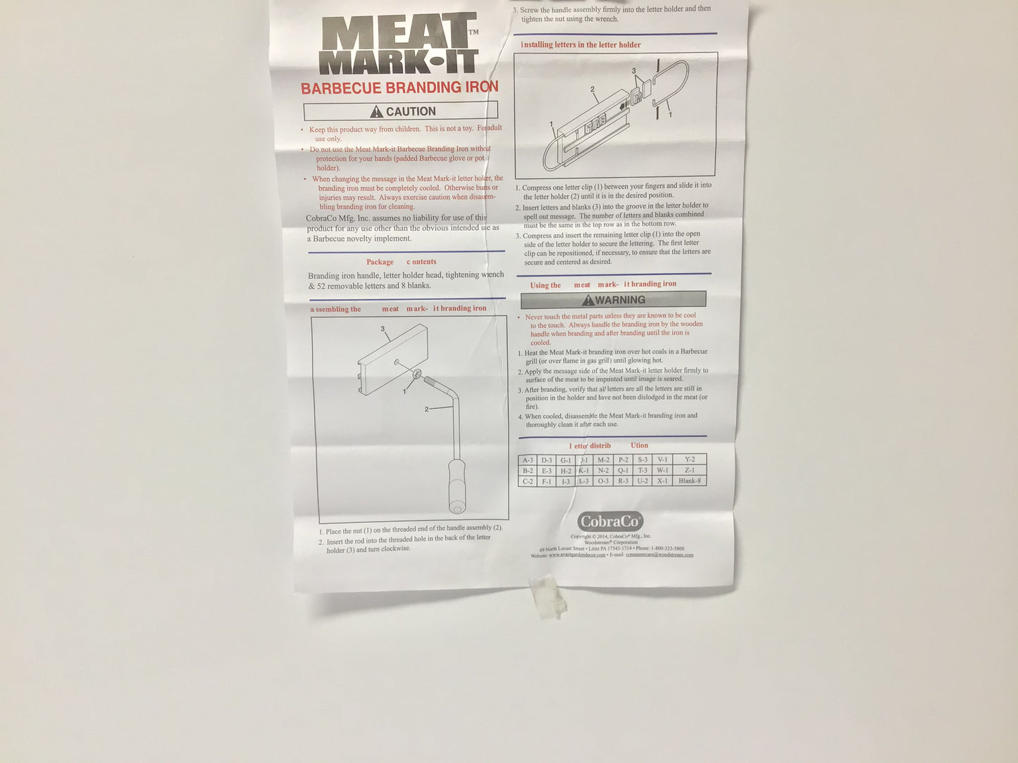 Meat Branding Iron