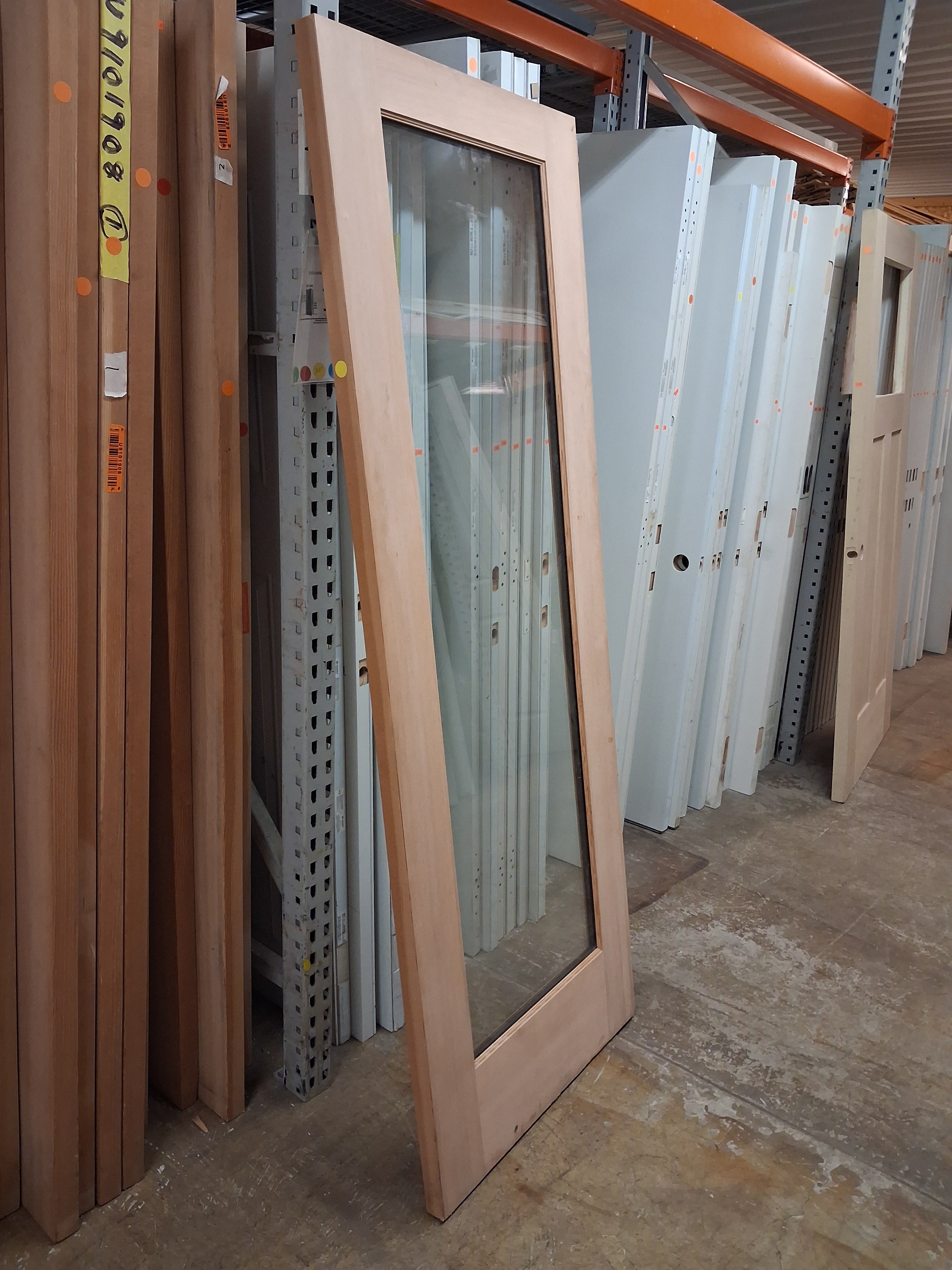 30"x 80" ext door full glass