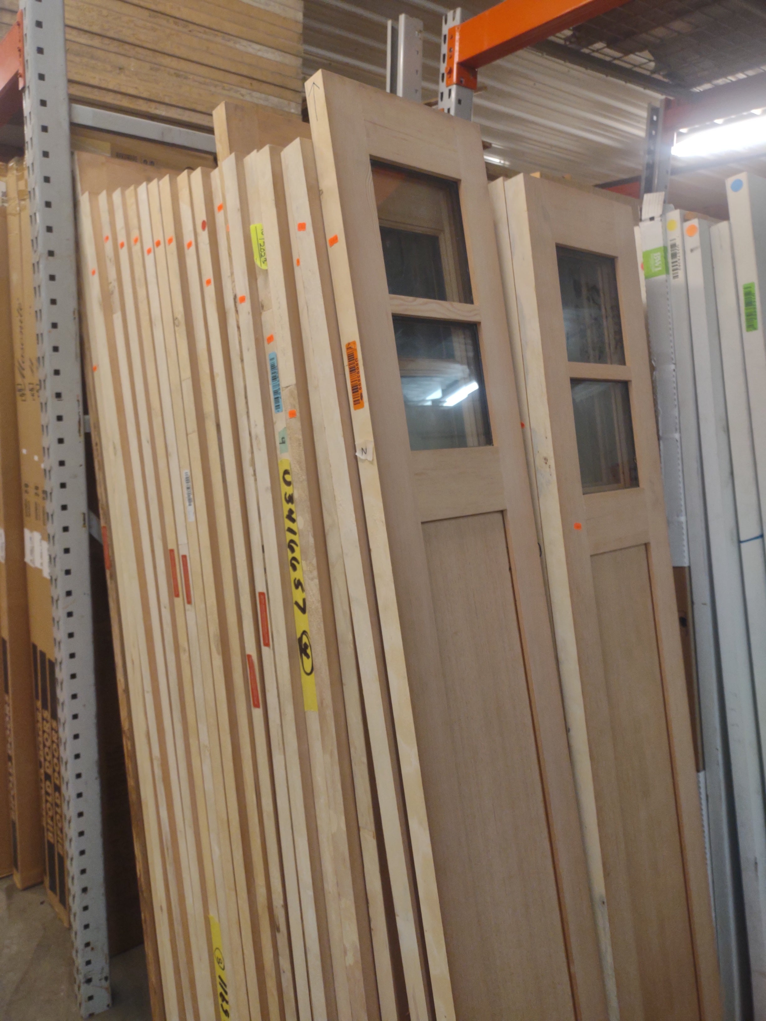 Exterior door sidelites