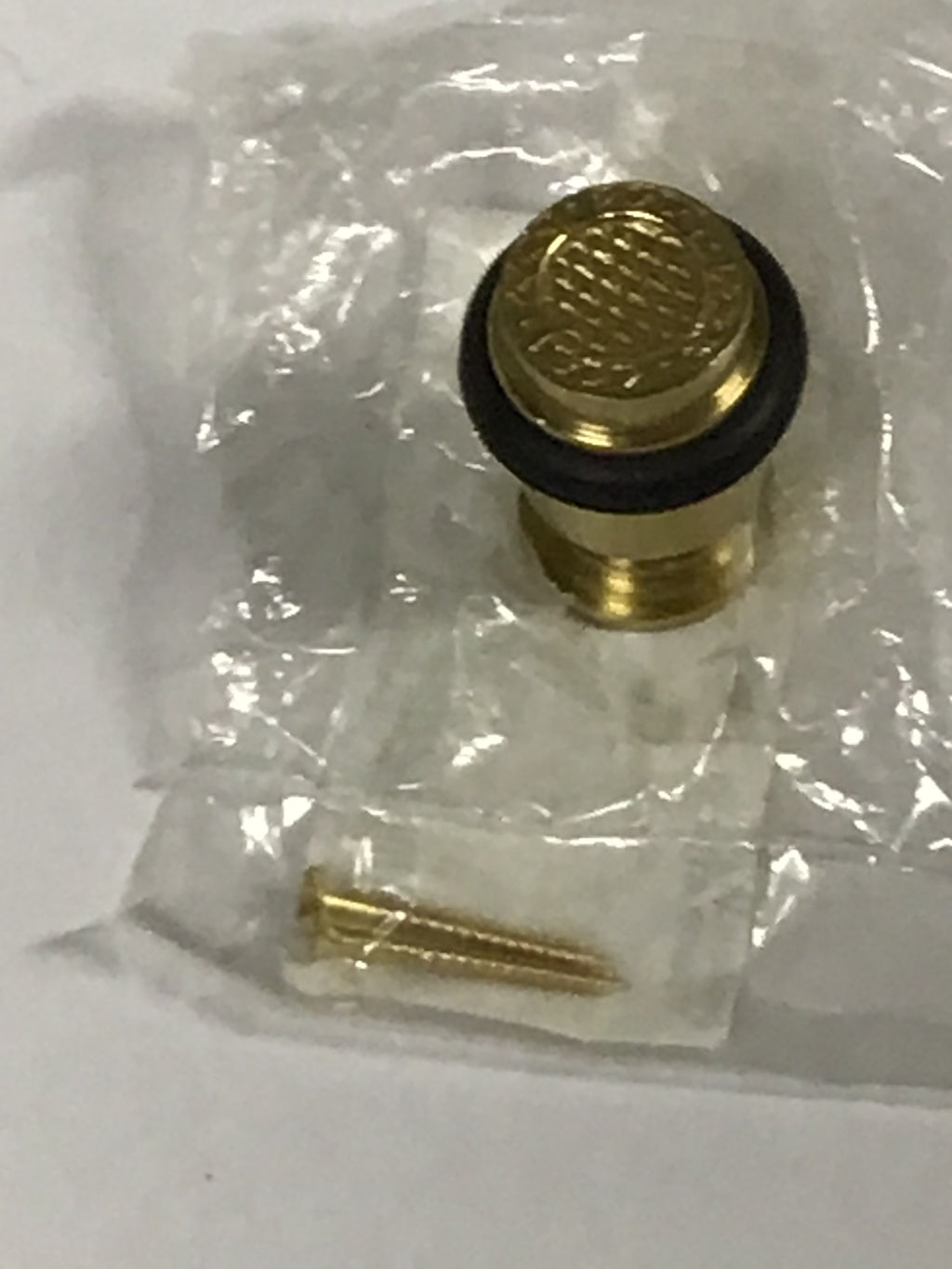 Brass engraved ornate door stop