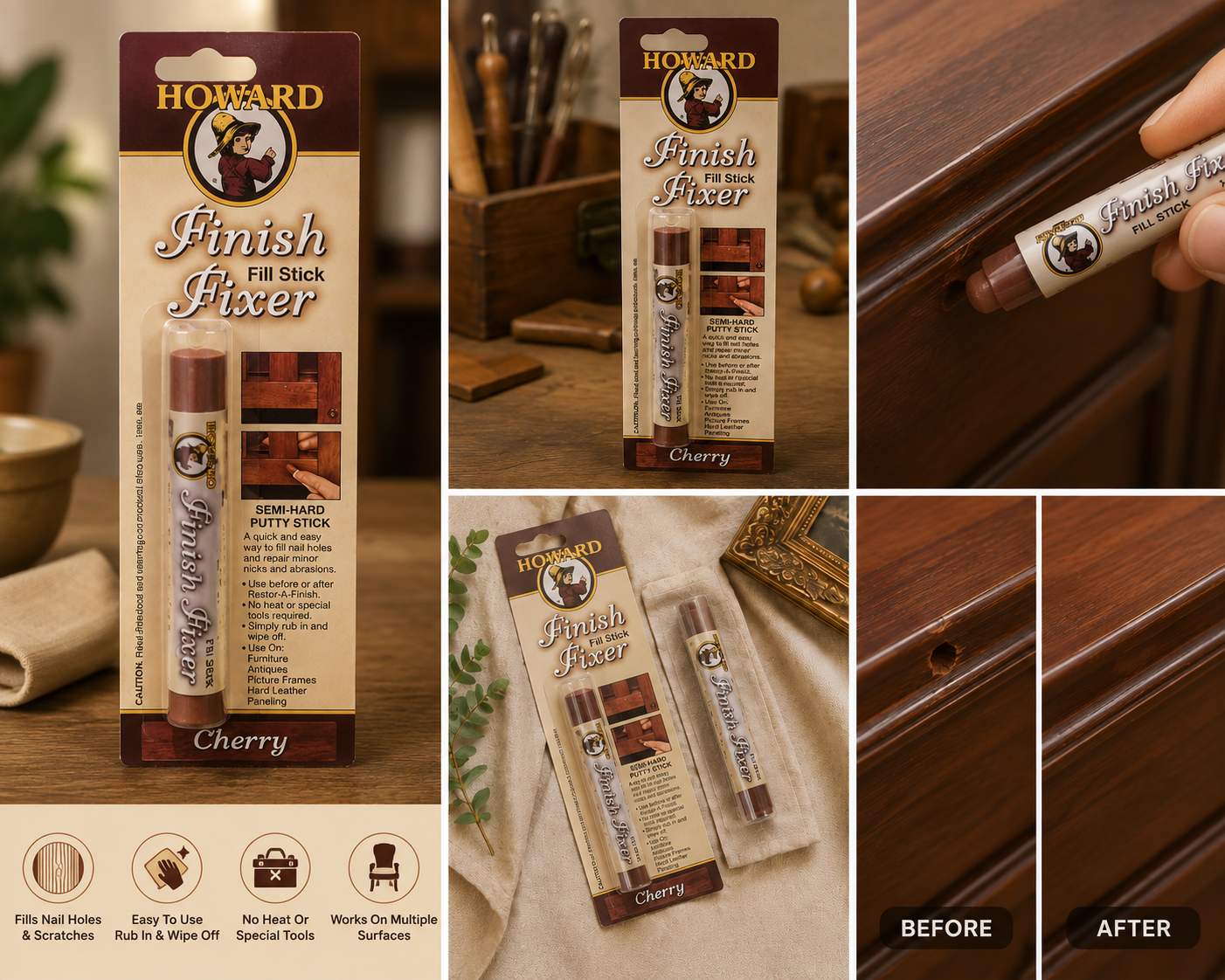 Howards Finish Fixer Cherry