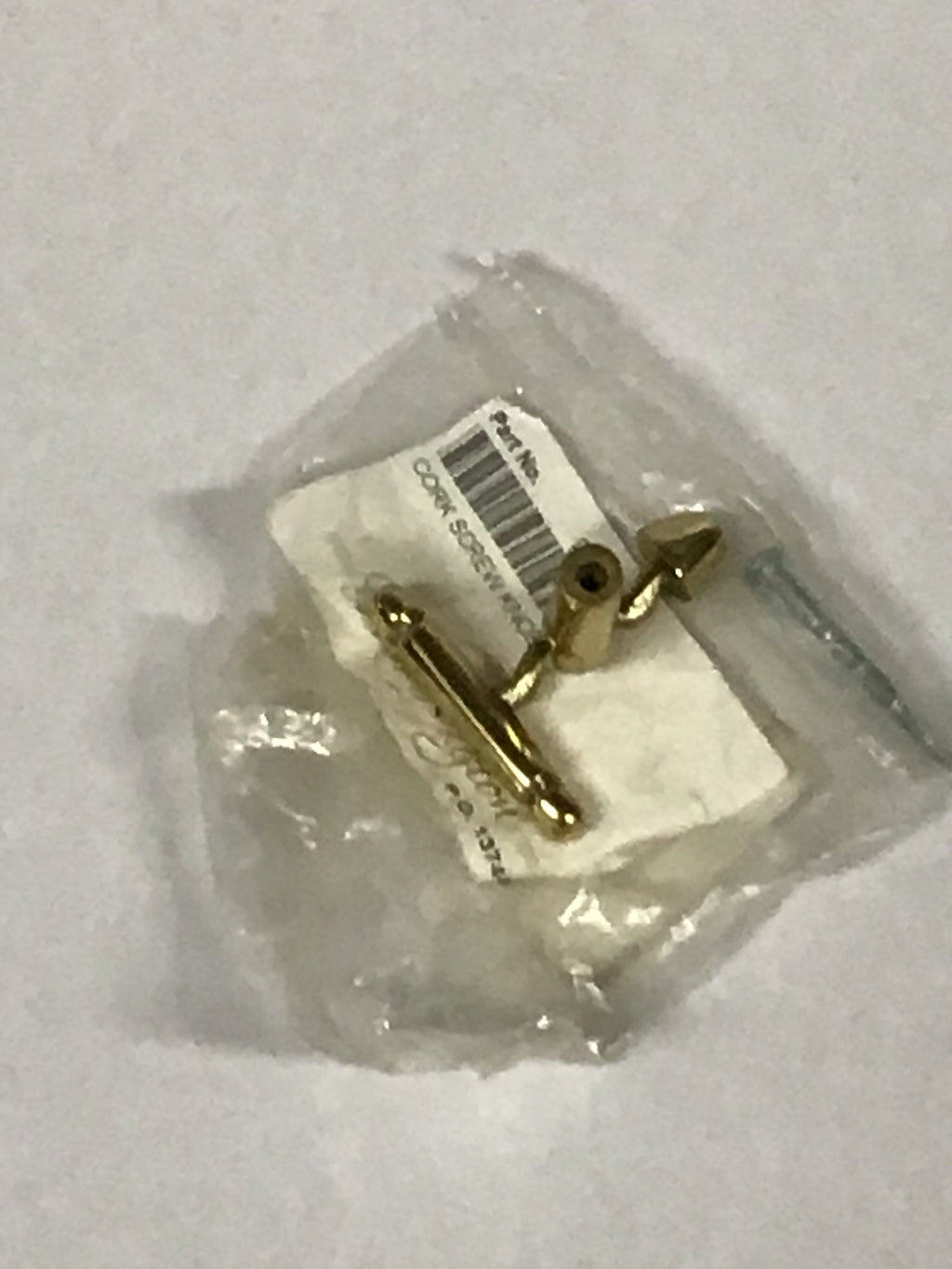 Brass Corkscrew drawer/door handle