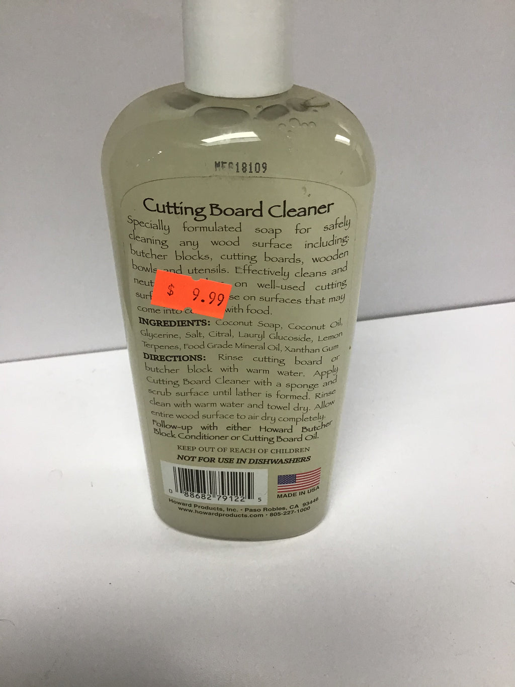 Howards Cutting board Cleaner