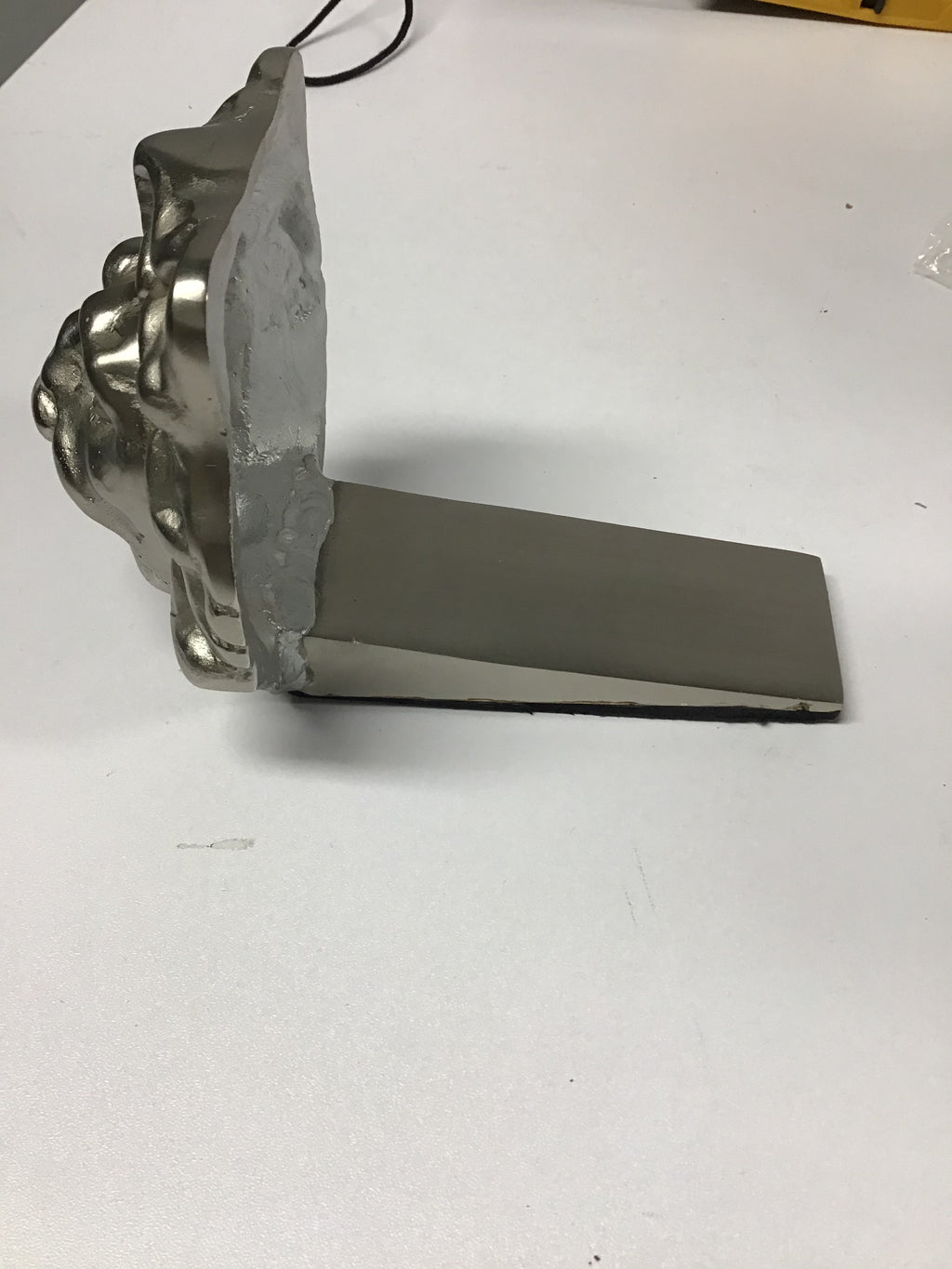 Lion Head Door stop (silver)