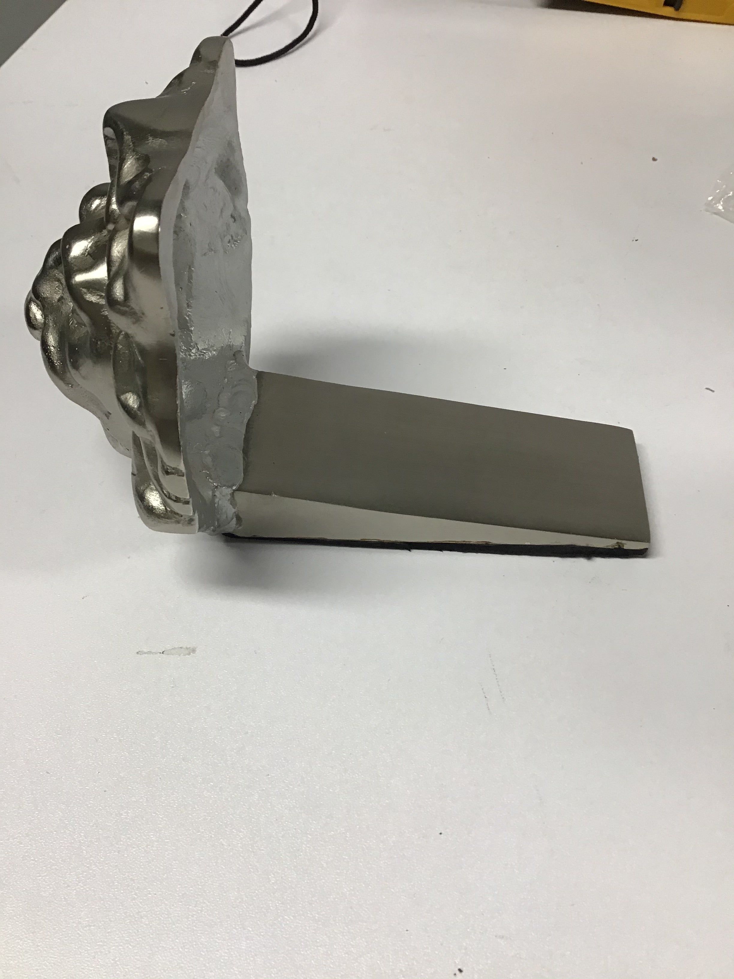 Lion Head Door stop (silver)