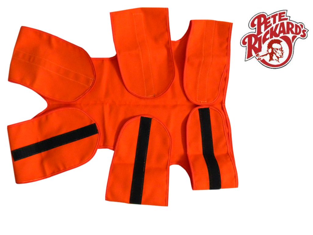 Canvas dog vest, orange
